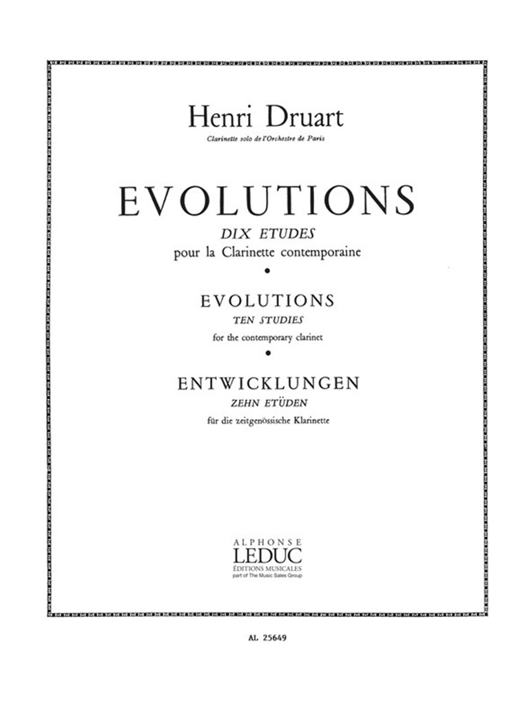 Evolutions -10 Etudes
